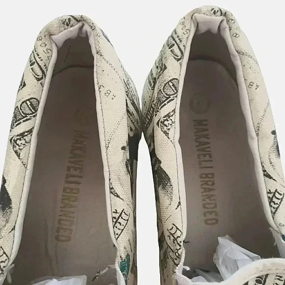 Vintage 90s Makaveli Tupac Slip-on Sneakers Men's Size 11 - Picture 5 of 9